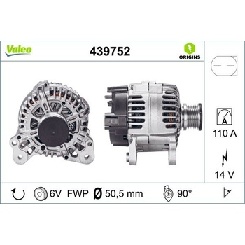 Generátor VALEO 439752