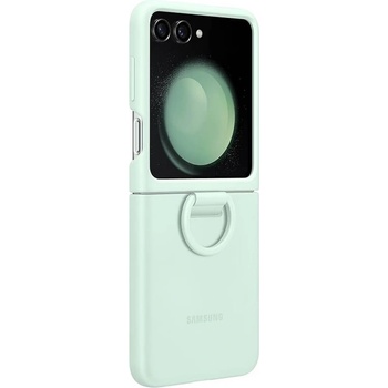 Samsung Galaxy Z Flip 5 Silicone case with ring ocean green (EF-PF731TMEGWW)