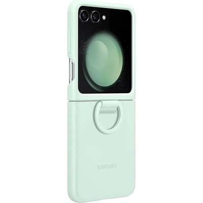 Samsung Galaxy Z Flip 5 Silicone Case with ring ocean green (EF-PF731TMEGWW)