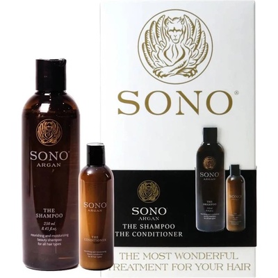 SONO Sono Argan Комплект - Шампоан и Балсам с арган, 250 + 50 ml