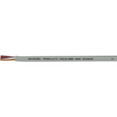Helu 18062-500 dátový kábel LiYY 7 x 0.34 mm² sivá 500 m