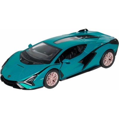 Kinsmart Lamborghini Sián tyrkysová 1:40