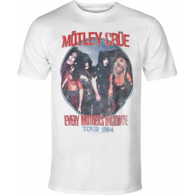 ROCK OFF мъжка тениска Mötley Crüe - Every Mothers Nightmare - БЯЛ - ROCK OFF - MOTTEE25MW