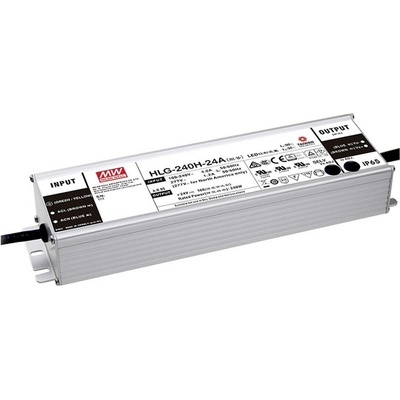 MEAN WELL HLG-240H-24AB LED driver konstantní napětí 240 W 5 - 10 A 22.4 - 25.6 V/DC stmívatelný, stmívací funkce 3v1 ,