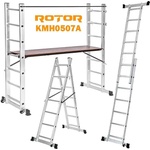  Kmh0507a Алуминиево скеле, 2х7 стъпала (445)