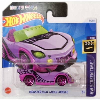 Mattel Hot Wheels Monster High Ghoul Mobile HW Screen Time 2024 HRY45