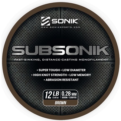 Sonik Subsonik Brown 3000 m 0,28 mm