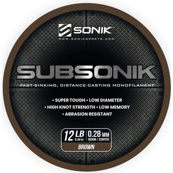 Sonik Subsonik Brown 3000 m 0,35 mm