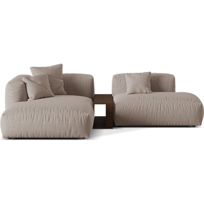 Micadoni Бежов модулен ъглов диван (ляв ъгъл) Martina - Micadoni Home (MIC_SET1L_169_F1_MARTINA7)