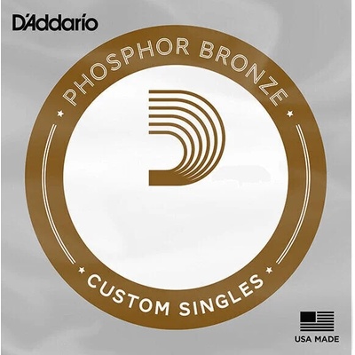 D'Addario PB024 Phosphor Bronze Единична струна за китара (PB024)