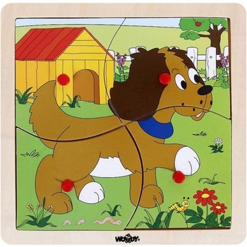 Woodyland Пъзел Woody - Куче (93017-dog)