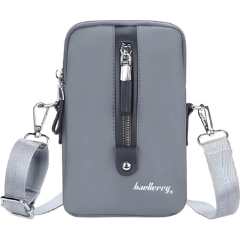 HARAHU Мъжка Чантичка за кръст Baellerry FO-25618 - Сива KP25618 (FO-25618)