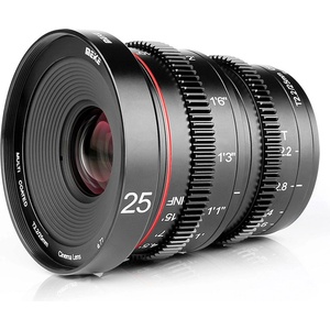 Meike Кино обектив Meike MK 25mm T2.2 за Micro 4/3 Обективи