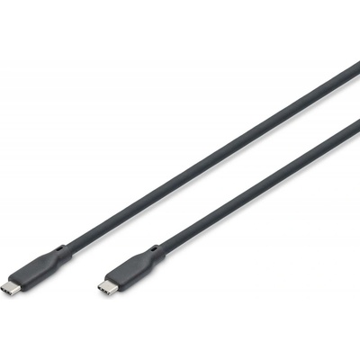 Digitus AK-300344-005-S USB 4.0, USB C vidlice,z obou stran, niklovaný, 0,5m
