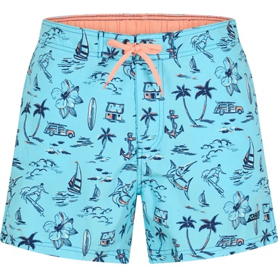 Zoggs Мъжки къси панталони Zoggs Aloha 15 Shorts Mens - Blue