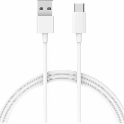 Xiaomi Оригинален USB-C Кабел за Xiaomi с Бързо Зареждане 1m, Бял (Bulk) (5903396077487)