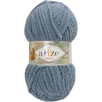 Alize Softy Plus 87 šedá