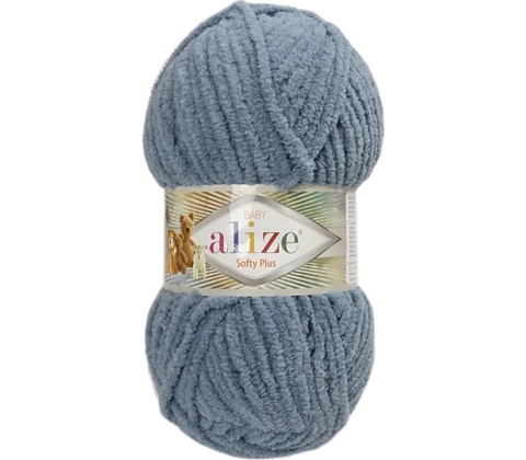 Alize Softy Plus 87 šedá