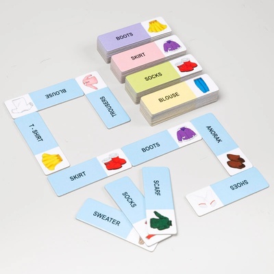 LegalSoft Slovíčkové domino Oblečenie AJ 50 slov