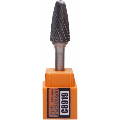 RICHMANN Kolíková fréza do kovu, stopka 6 mm | kulatý oblouk 12x25 mm