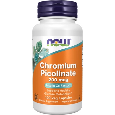 Now Foods Chromium Picolinate 200 mcg 100 kapsúl