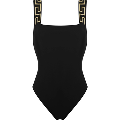 Versace icon Greca Border One-Piece Swimsuit - Black A1008