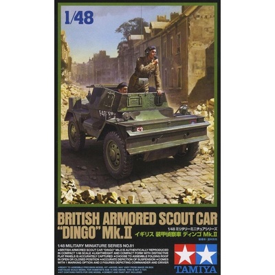 Tamiya British Armo Scout Car červená 1:48