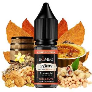 Juice Sauz Drifter Bar Platinum Tobaccos Nutty Supra Reserve Core Edition Nic Salts 10ml 10mg
