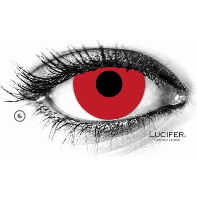 Lucifer Crazy šošovky - nedioptrické - BLOODY RED 2 šošovky