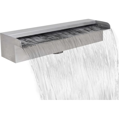 Obdélníková Bazénová Fontána Nerezová Ocel - bez LED / 30 cm
