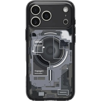 Spigen iPhone 17 Pro SPIGEN ULTRA HYBRID ZERO ONE Пластмасов удароустойчив капак за телефон MagSafe, черен ACS10073 (ACS10073)