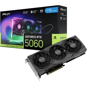 PNY GeForce RTX 5060 8GB GDDR7 128bit (VCG50608DFXPB1) Видео карти