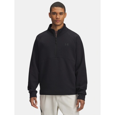 Under Armour UA Unstoppable Flc Half Zip-BLK čierna