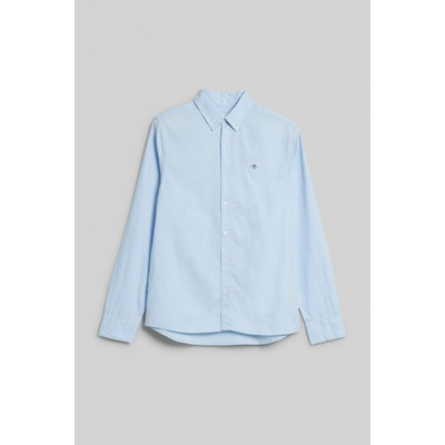 Gant Shield Oxford Bd Shirt Capri blue – Zboží Mobilmania