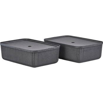 Zone Denmark Кутии за съхранение Pulp 32 x 48 см черни 2 бр (31777)