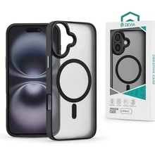 Devia Pino Series Magnetic Shockproof obal pro iPhone 16 Černá