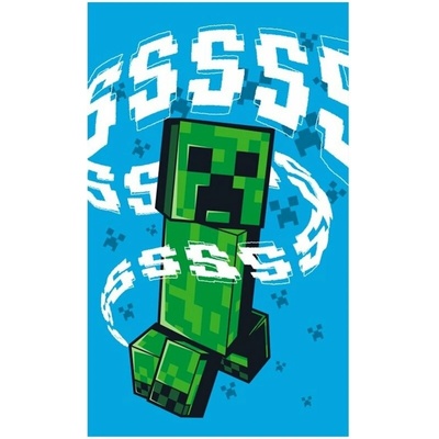 Carbotex Detský uterák Minecraft Creeper 30 x 50 cm