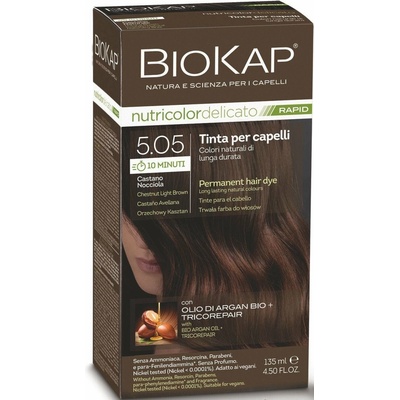 Biokap Nutricolor Delicato Rapid 5.05 gaštanovo-oriešková 135 ml