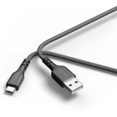 uRage Кабел USB uFlex, USB-A - USB-C, 2.20 m, черен (HAMA-219820)