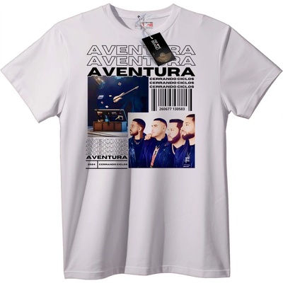 NOONEBRAND Тениска Aventura Музикална Група - 7XL, Black