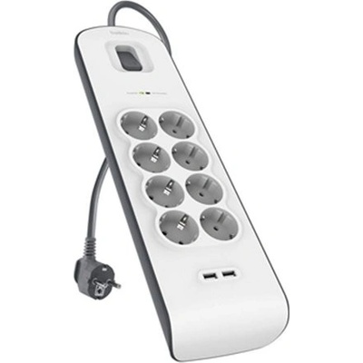 BELKIN SurgeStrip 8 zásuvek + 2USB