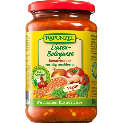Rapunzel Bio Boloňská omáčka s červenou čočkou 340 g
