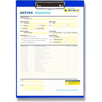Karton P+P Titan desky s klipem tmavě modré A4 – Zbozi.Blesk.cz