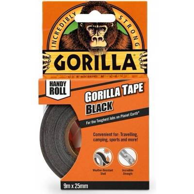 Gorilla Glue Opravná textilná páska 9 m x 25 mm čierna