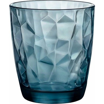 Bormioli Rocco Pohár na vodu Diamond modrá 6 x 305 ml