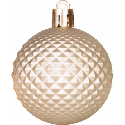 Gule MagicHome Vianoce, 8 ks, červená-champagne, na vianočný stromček, 5 cm, Sellbox 36 túb