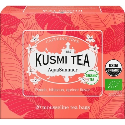 Kusmi Tea AquaSummer 20 mušelínových sáčků 40 g