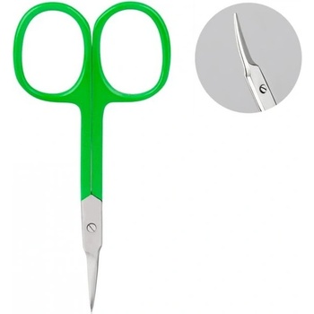 Diva & Nice nůžky na manikúru široké zahnuté barevné 9,5 x 4,5 cm