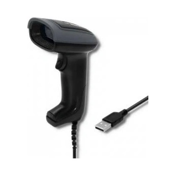 Qoltec Баркод четец Qoltec, 1D / 2D, USB, Черен