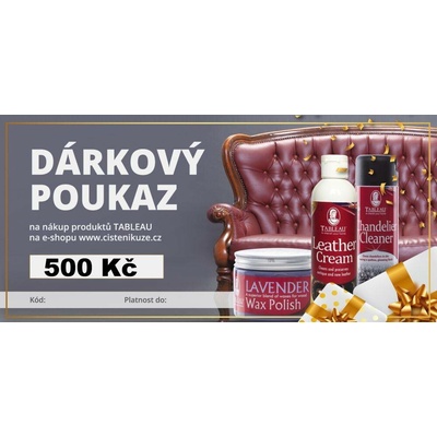 Tableau Dárkový poukaz 500 + 10 %